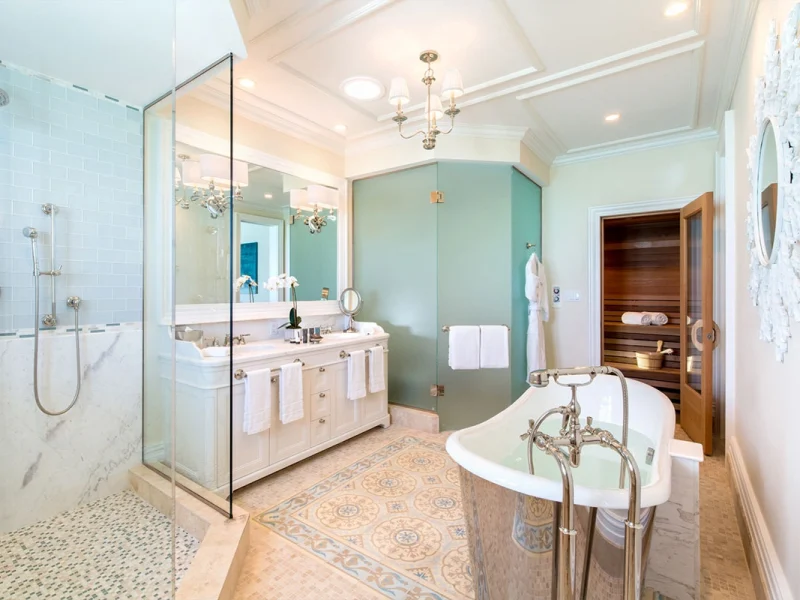 Cement Tiles Floor Bathroom Turks&Caicos CTTC14